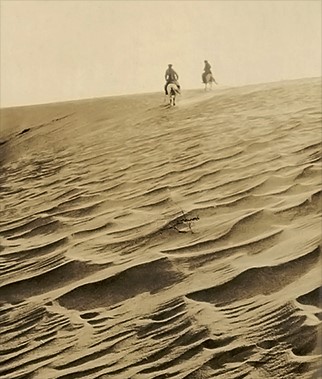 몽골 사막의 모래언덕