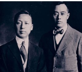 김규식 선생 사진(사진 오른쪽, 왼쪽은 이승만)