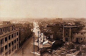 육삼정사건 당시의 상해 거리(1933년)