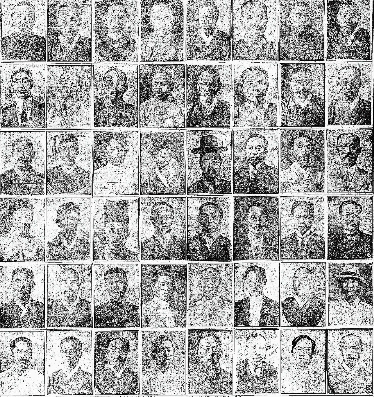 금일 공판 시작되는 朝鮮民族代表 사십팔인의 肖像