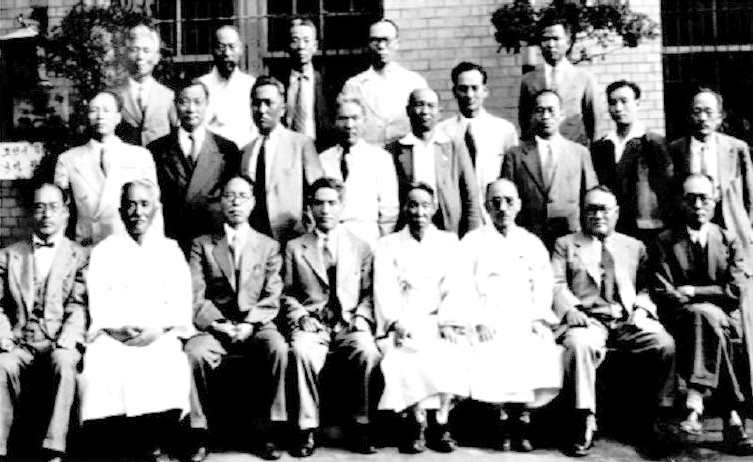 조선어학회사건 수난동지회 기념사진(1949.6.12)ⓒ독립기념관